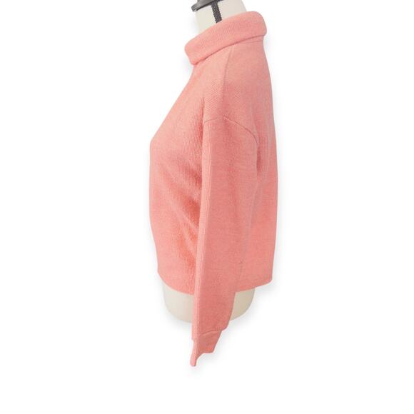 Long Sleeve Turtleneck Cropped Sweater - Picture 2 of 5